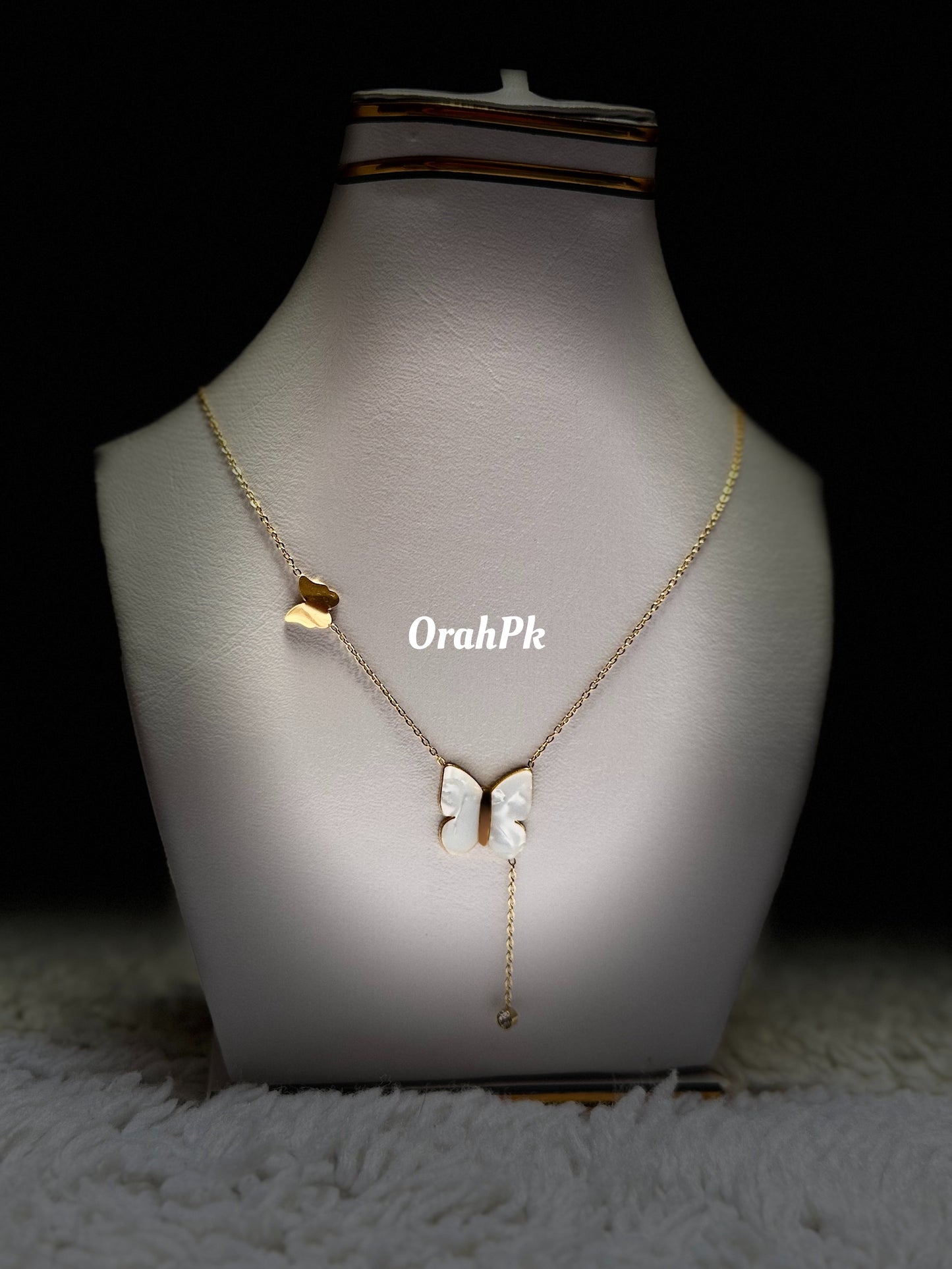 Crystal Butterfly-Stainless Steel