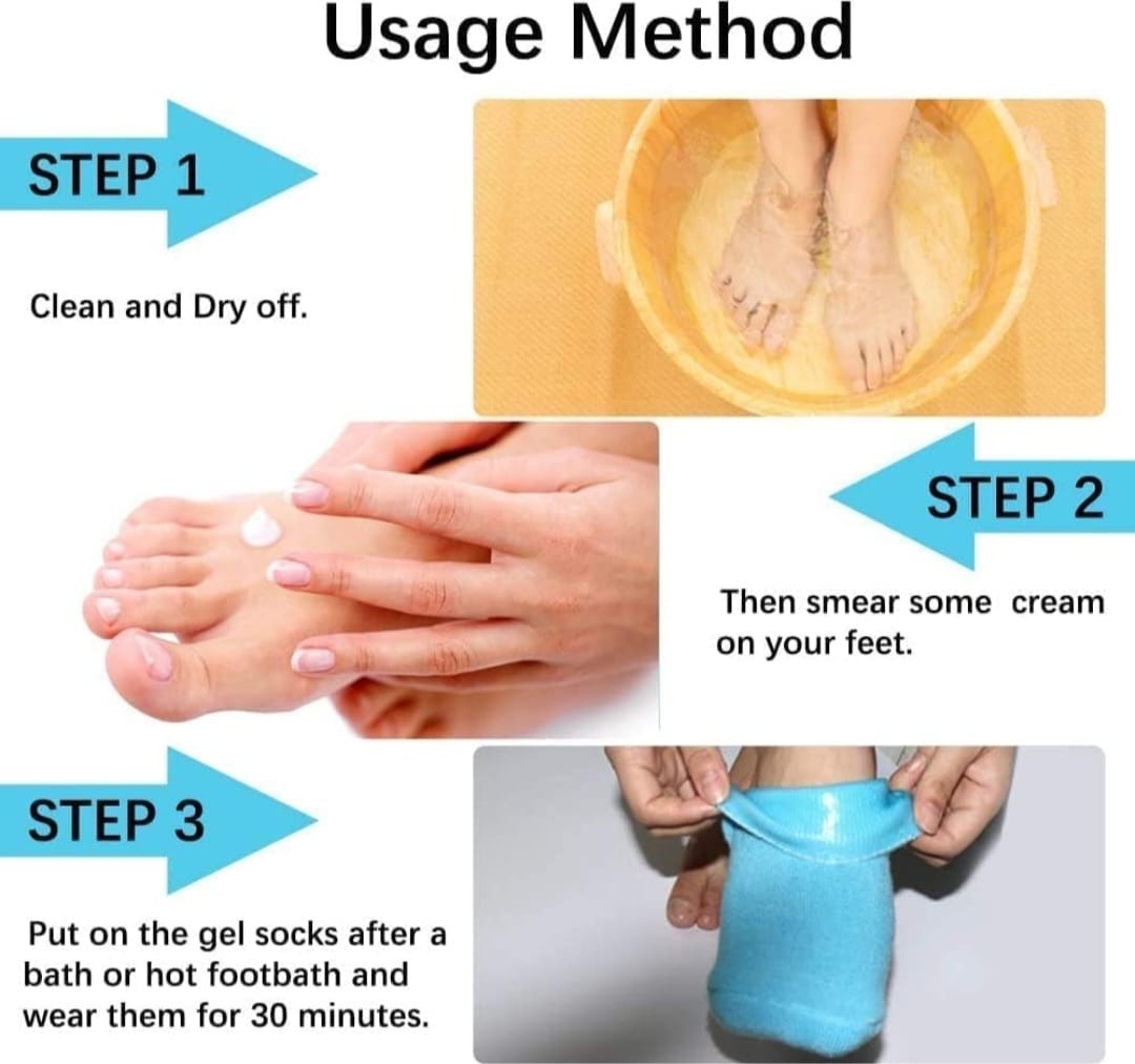 Rough Foot Care Treatment Silicon Socks for Winter